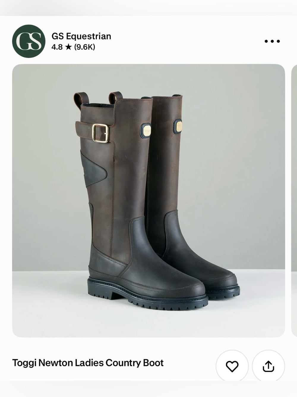 Wide calf - Toggi Newton Equestrian Country Boot